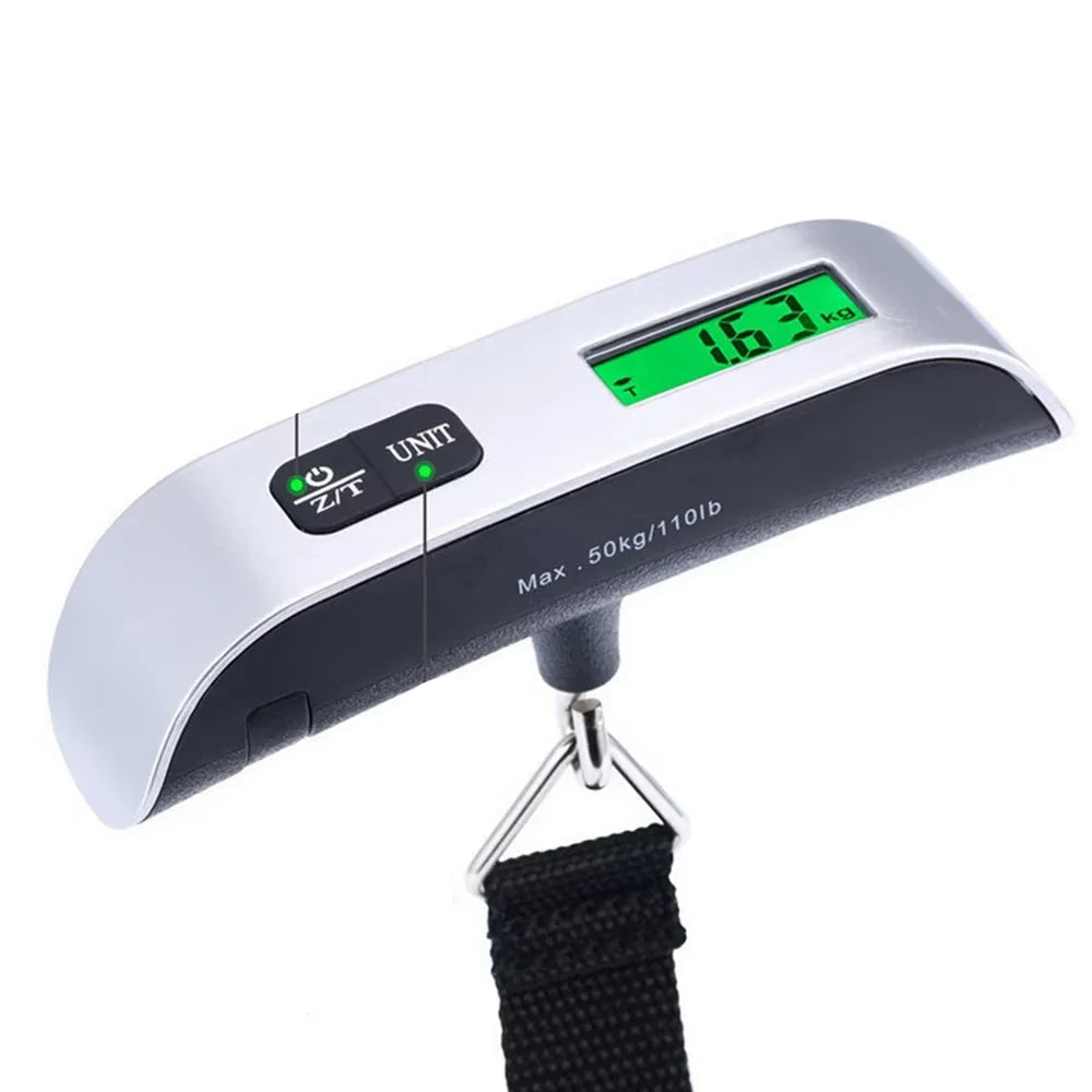 Tragbare Digitale Hängeskala Für Gepäck Bis 50 Kg Mit LCD-Display 3