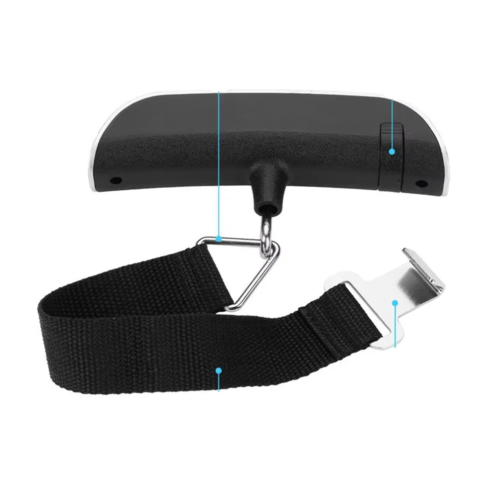 Tragbare Digitale Hängeskala Für Gepäck Bis 50 Kg Mit LCD-Display 4