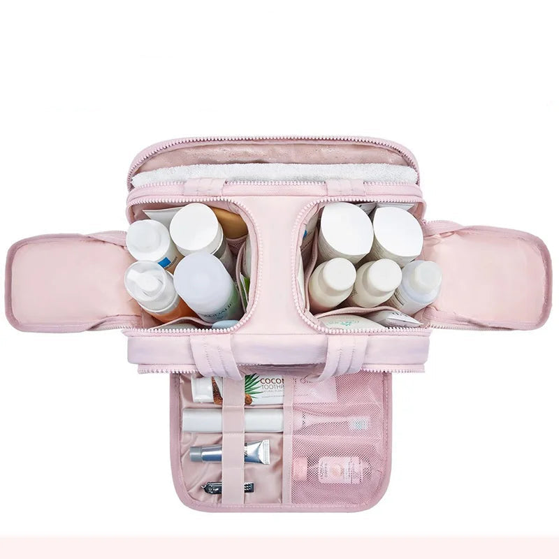 Tragbare Makeup Tasche - Stylischer Organizer mit Großer Kapazität für Reisen 2