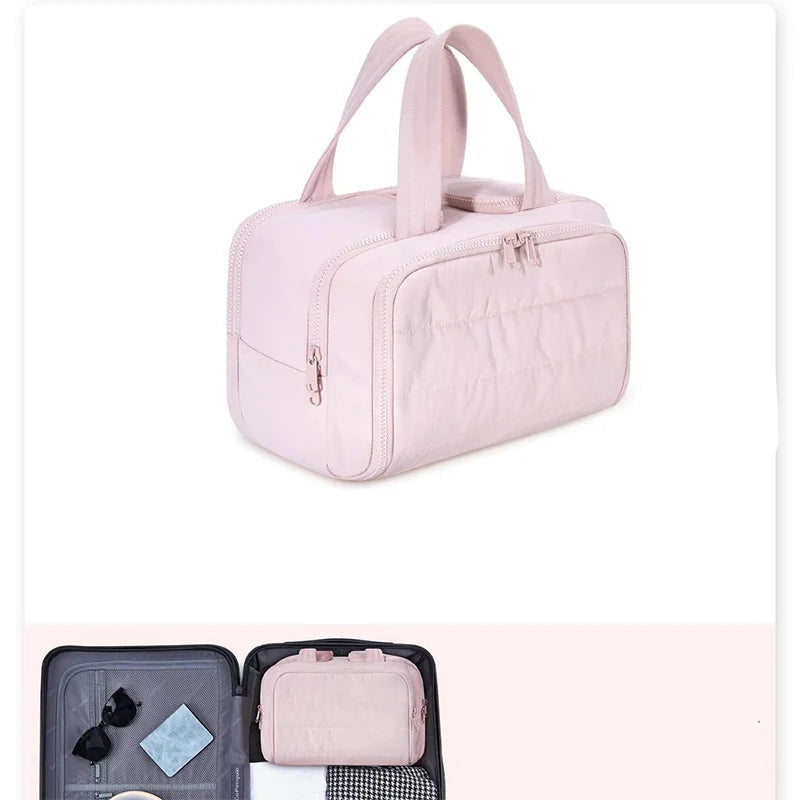 Tragbare Makeup Tasche - Stylischer Organizer mit Großer Kapazität für Reisen 4