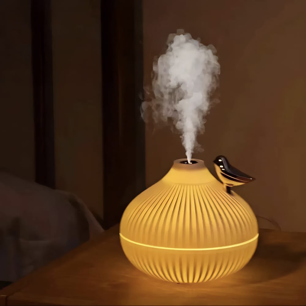 Tragbarer Luftbefeuchter im Zwiebel-Design mit LED für Schlafzimmer und Büro 1