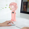 Tragbarer Mini Ventilator USB mit 3000 mAh Akku – Kleiner Handventilator für Unterwegs 0
