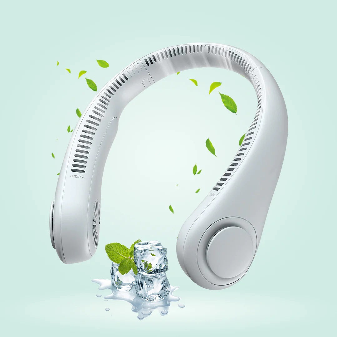 Tragbarer Nackenventilator - Leicht, Leise, USB-aufladbar für Sofortige Erfrischung 0