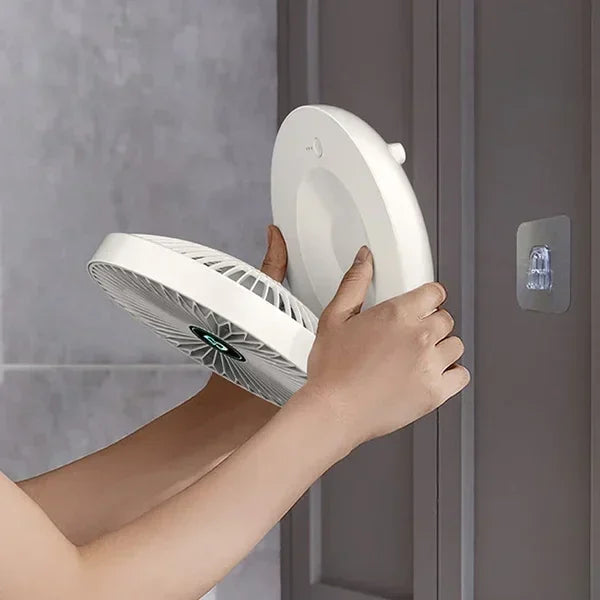 Tragbarer Wandventilator - EcoBreeze mit Flüsterleisem Betrieb und 3 Geschwindigkeitsstufen 8