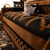 TribalGeometric - Chenille Sofaabdeckung mit Tribal Design und Pflegeleichtigkeit 2