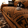 TribalGeometric - Chenille Sofaabdeckung mit Tribal Design und Pflegeleichtigkeit 3