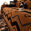 TribalGeometric - Chenille Sofaabdeckung mit Tribal Design und Pflegeleichtigkeit 6