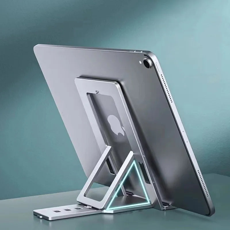 Verstellbarer Aluminium Telefonständer mit Anti-Rutsch und Kühlfunktion für Smartphones und Tablets 4