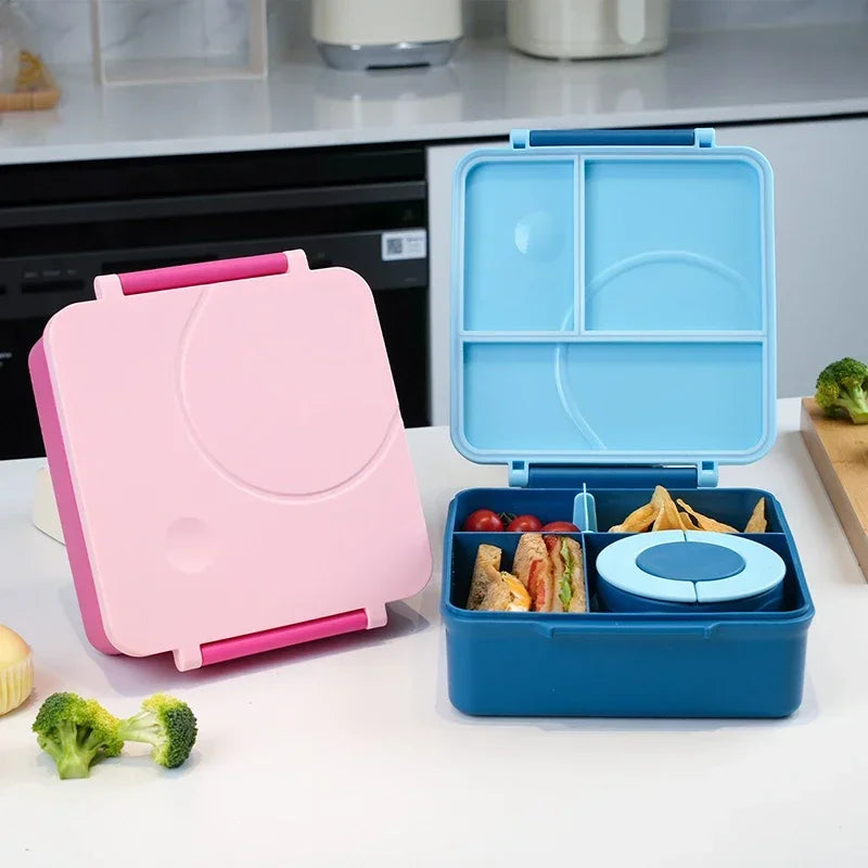 Vielseitige Bento Box Edelstahl mit Isolierung – 3-4 Fächer, 1,6L, BPA-frei 0