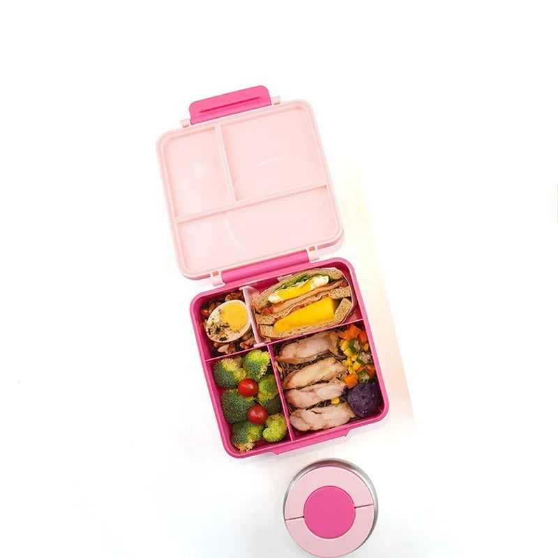 Vielseitige Bento Box Edelstahl mit Isolierung – 3-4 Fächer, 1,6L, BPA-frei 7