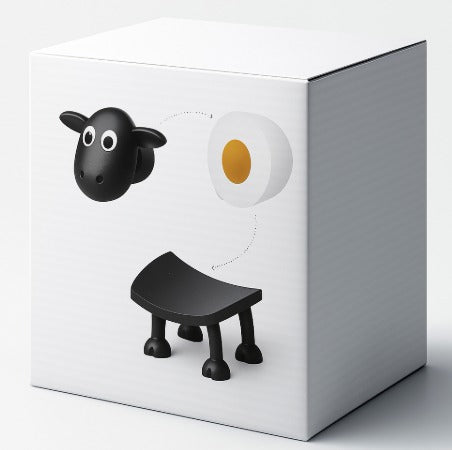 Viki – Badezimmerliebhaber Toilettenpapierhalter – Freistehend Ohne Bohren Für Charmante Akzente 1