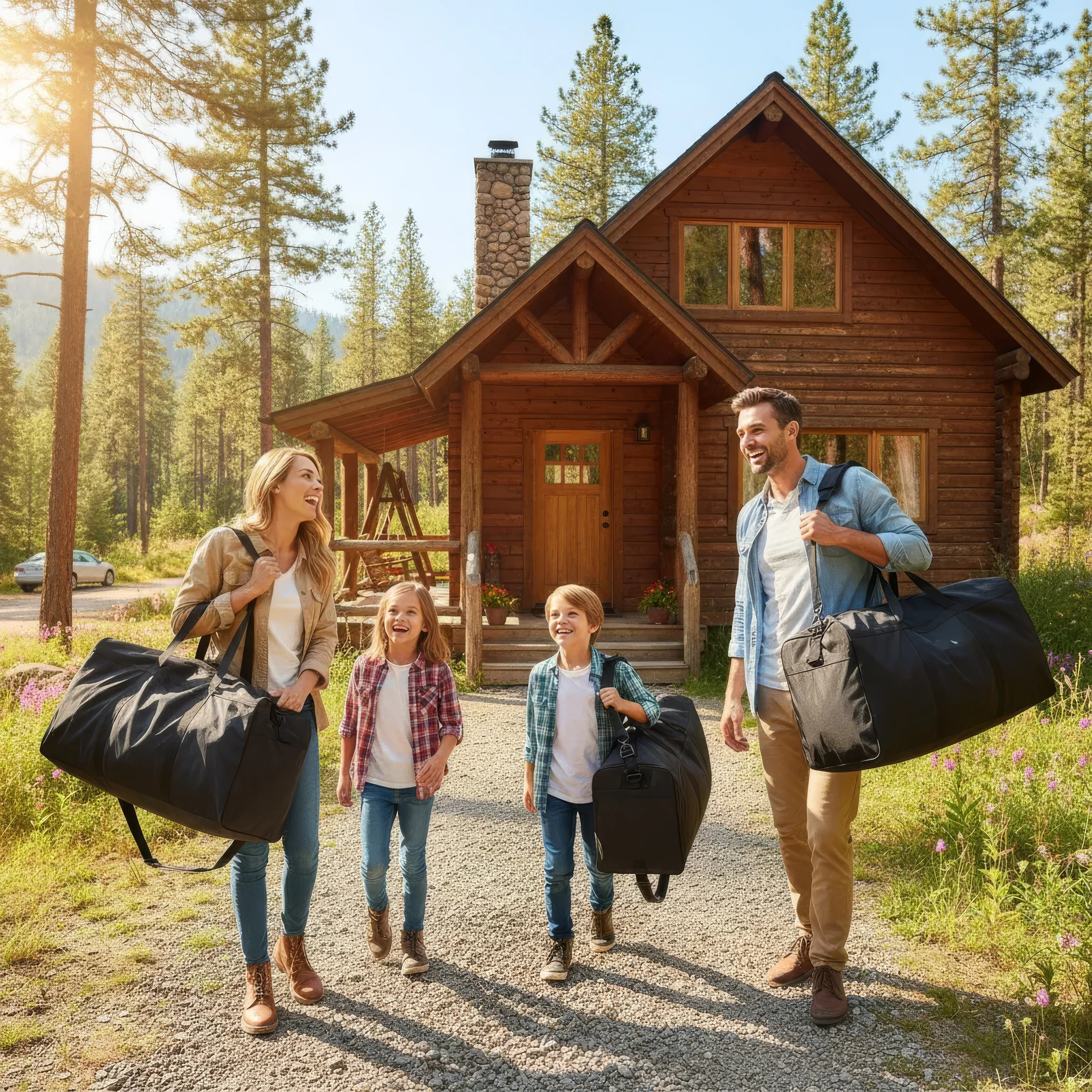 TravelLuxe – Praktische große wasserdichte faltbare Reisetasche