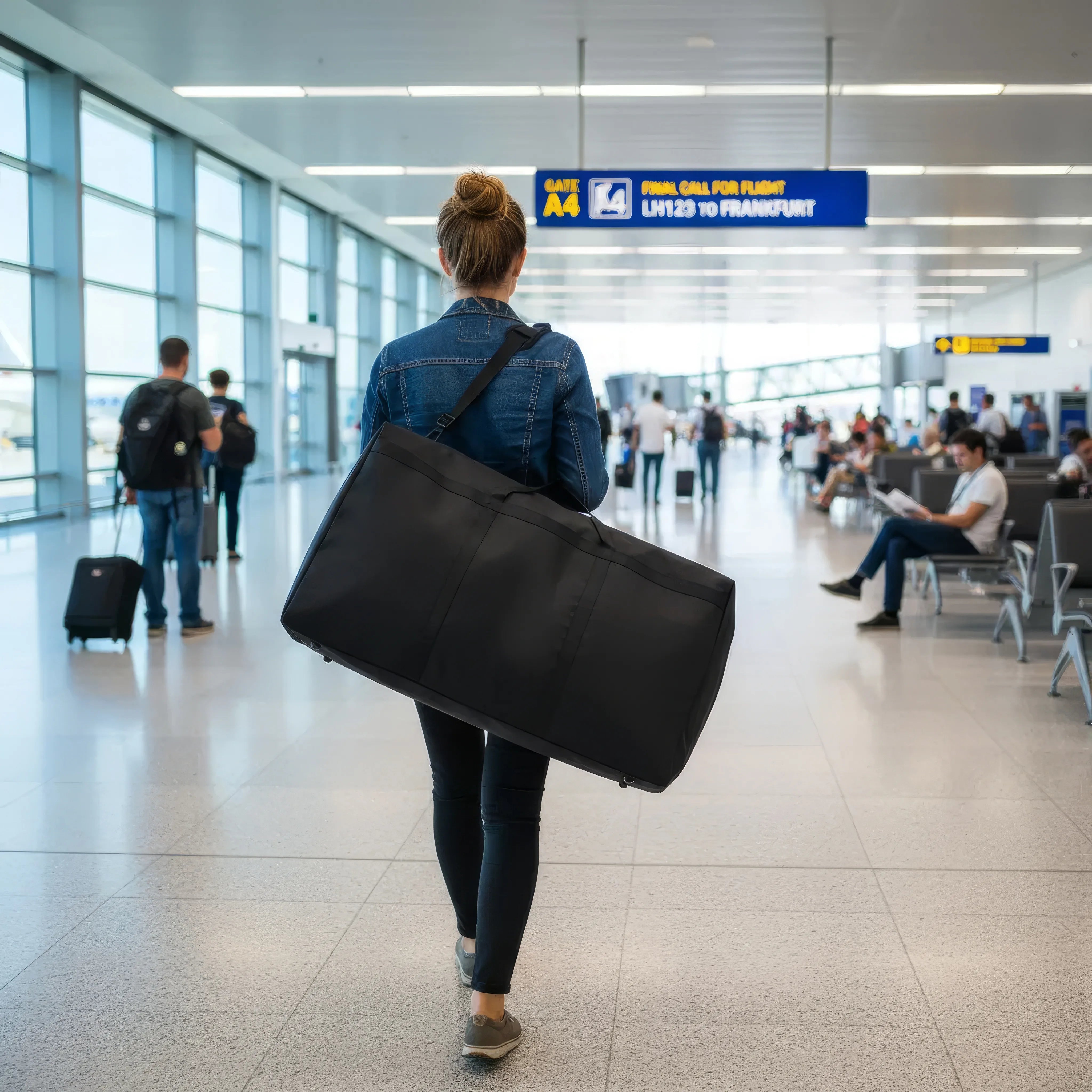 TravelLuxe – Praktische große wasserdichte faltbare Reisetasche