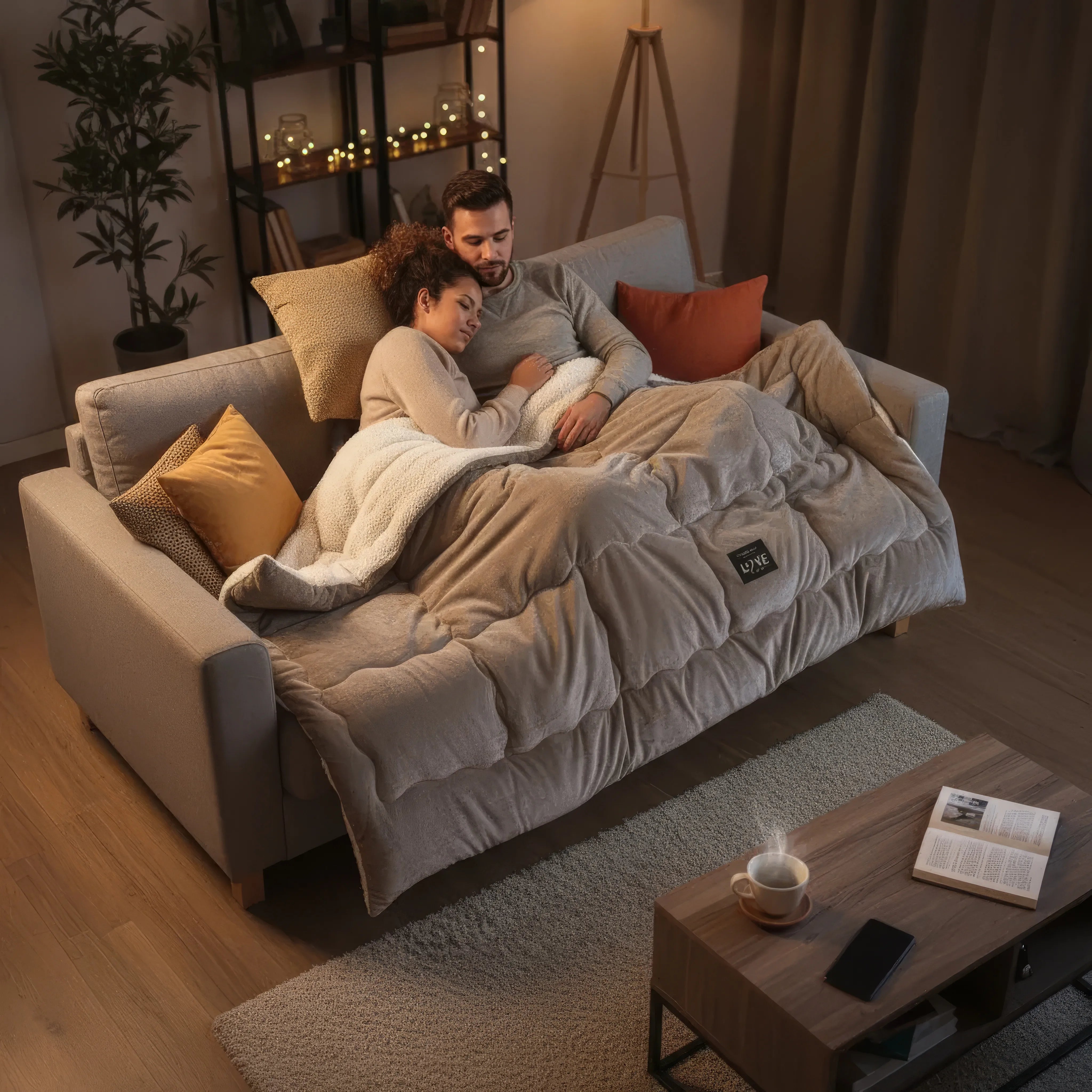 Lambswool - Atmungsaktive Sherpa-Decke für wohlige Wärme