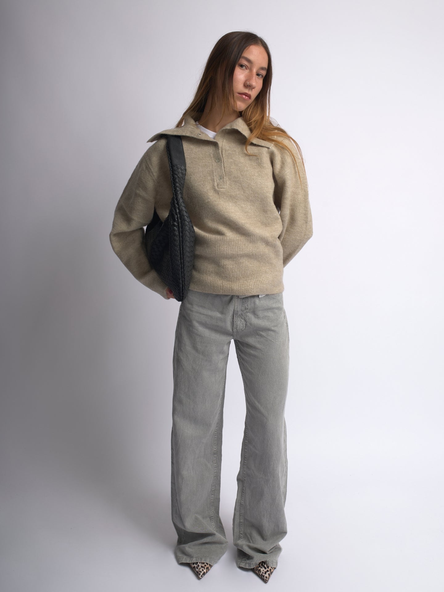 Alcée - Elegante Umhängetasche Damen mit Geflochtenem Design, Crossbody Bag - Givera DE