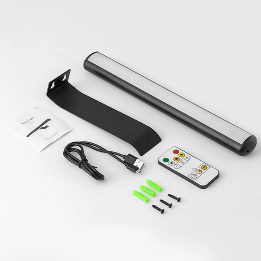 Artusca - Wiederaufladbare Wandlampe für Kunstwerke, Flexibel & Kabellos - Givera DE