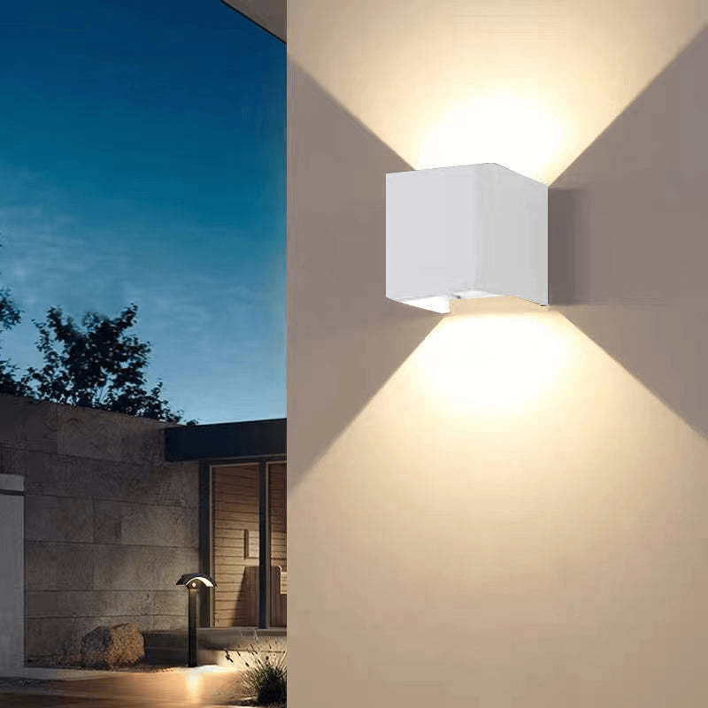 Aureline - Moderne Wasserdichte Energieeffiziente LED - Wandleuchte für Innen und Außen - Givera DE
