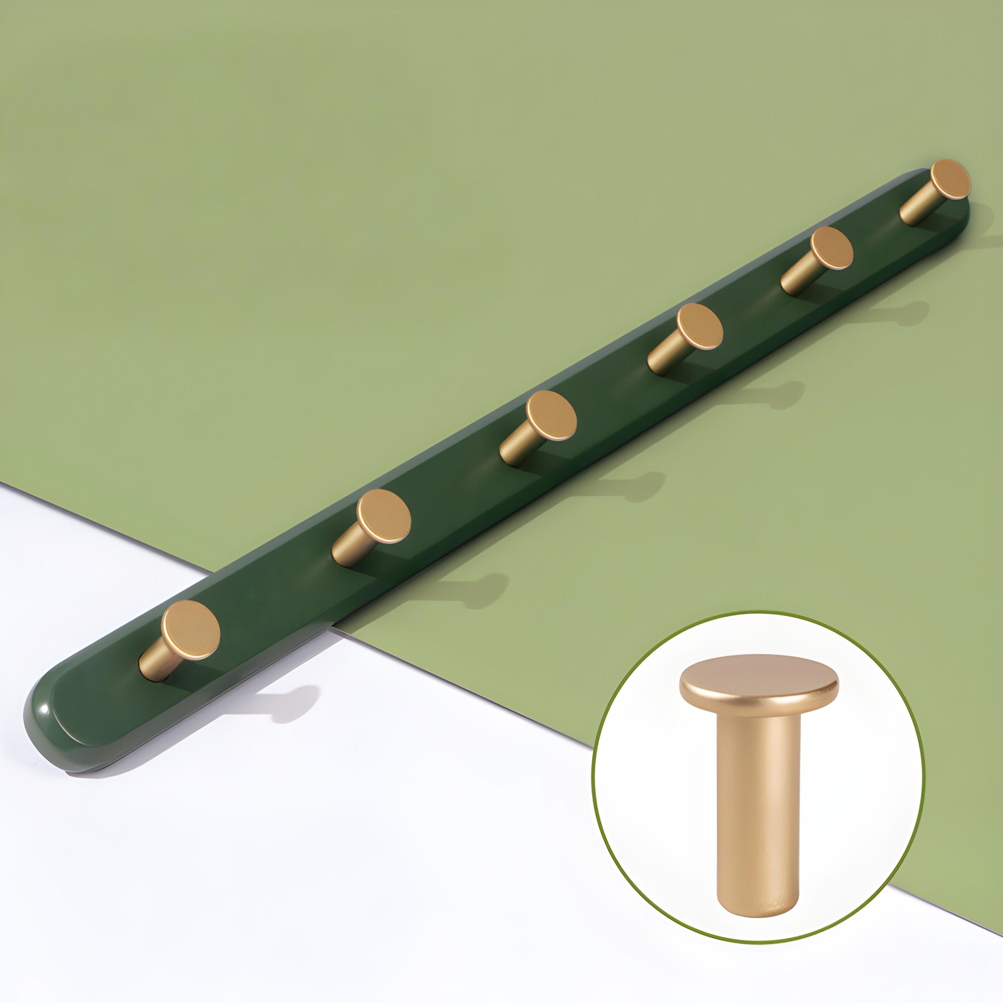 Bevvy – Vintage Wandregal mit Haken für stilvolle Aufbewahrung - Givera DE