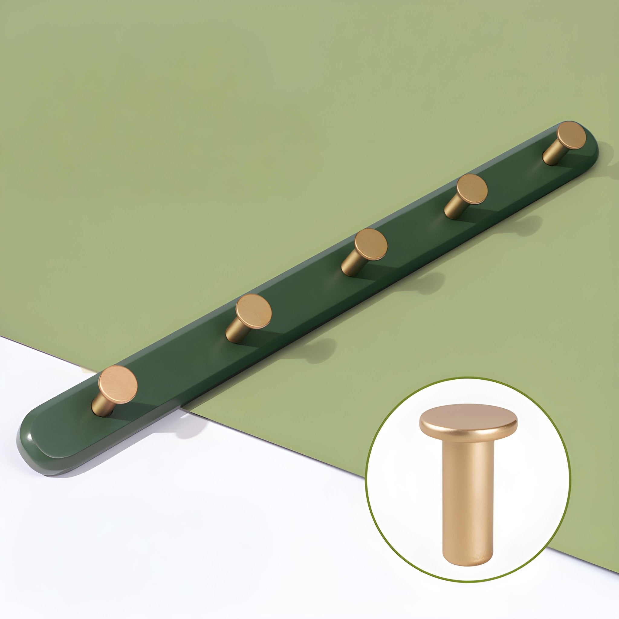 Bevvy – Vintage Wandregal mit Haken für stilvolle Aufbewahrung - Givera DE