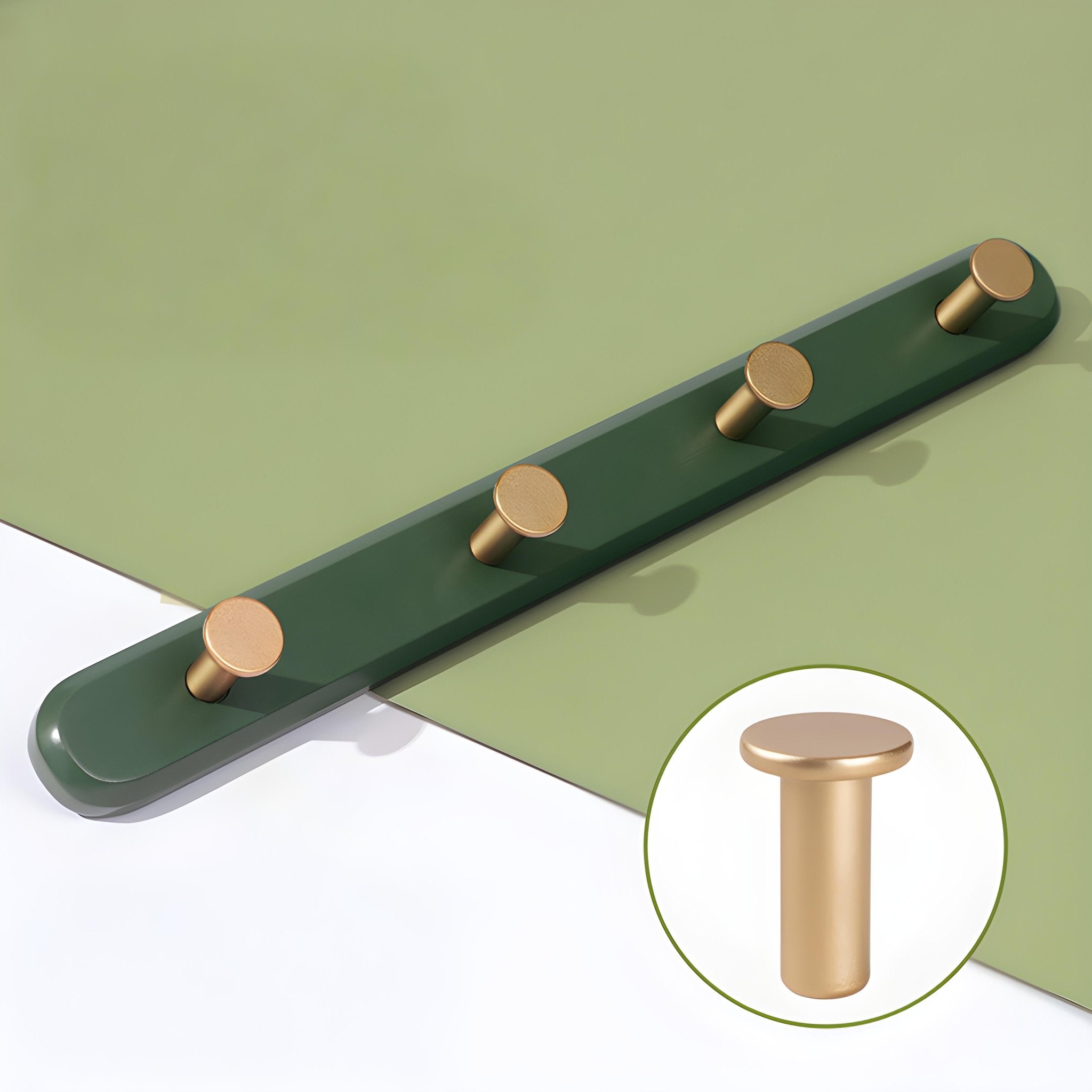 Bevvy – Vintage Wandregal mit Haken für stilvolle Aufbewahrung - Givera DE