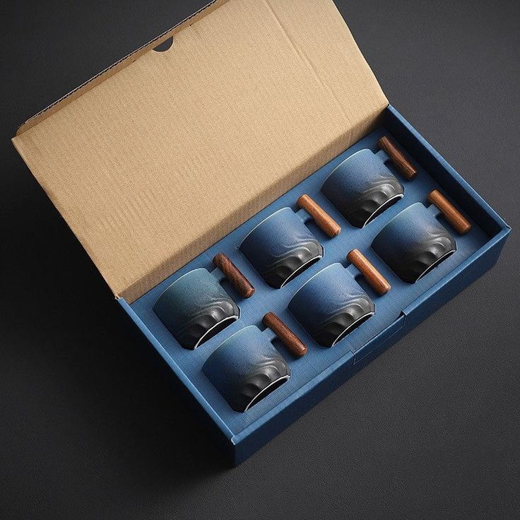 Bierl - Elegantes 6 - teiliges Porzellanbecher - Set - Givera DE