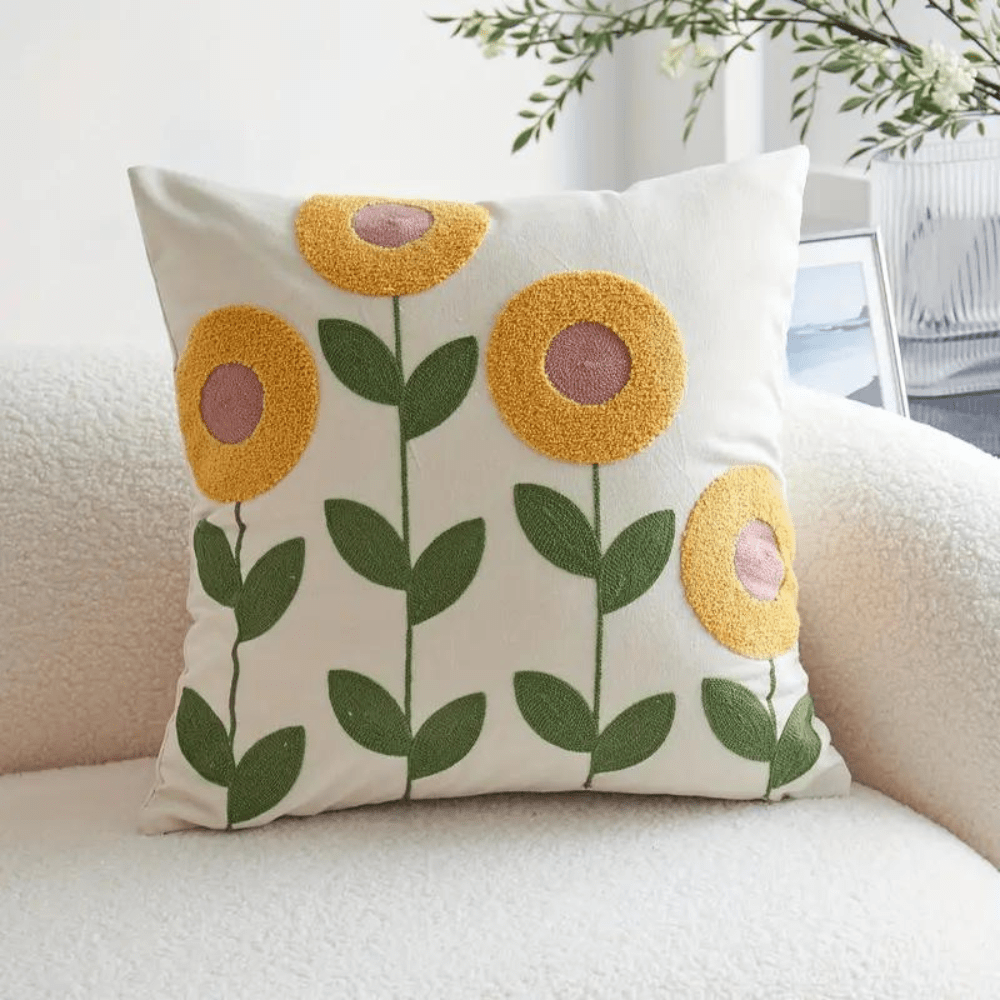 Brio - Kissenbezug mit Blumenmuster für Sofakissen - Givera DE