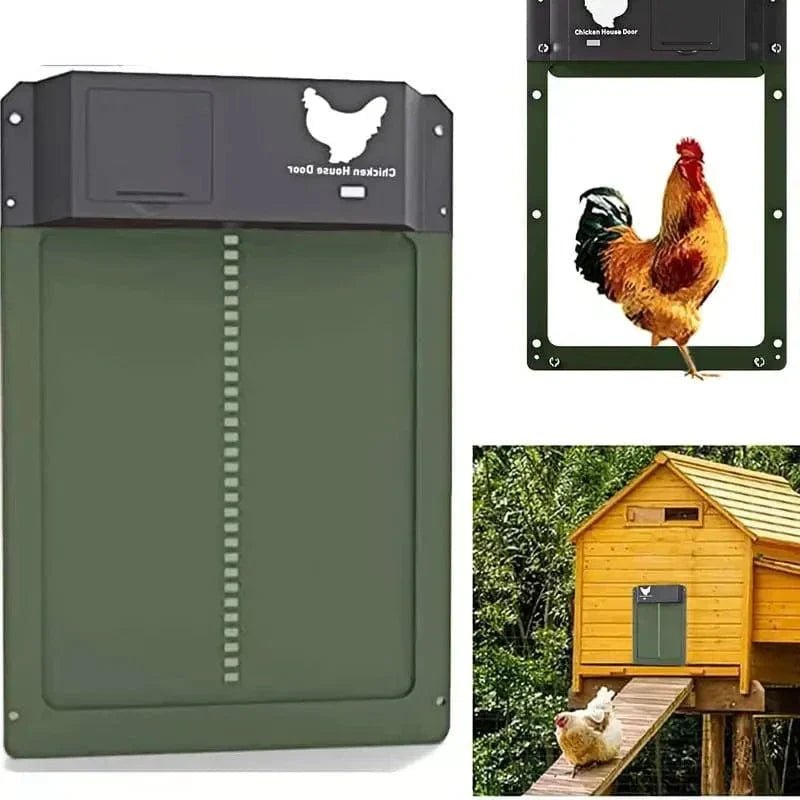Buca - Wetterfeste Automatische Hühnerstalltür mit Lichtsensor und Einfacher Installation - Givera DE