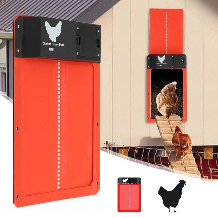 Buca - Wetterfeste Automatische Hühnerstalltür mit Lichtsensor und Einfacher Installation - Givera DE