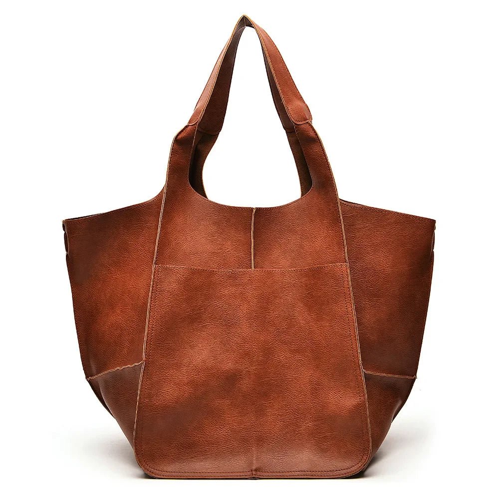 BucketLux - Vintage Leder - Bucketbag mit Reißverschluss - Givera DE