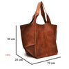 BucketLux - Vintage Leder - Bucketbag mit Reißverschluss - Givera DE