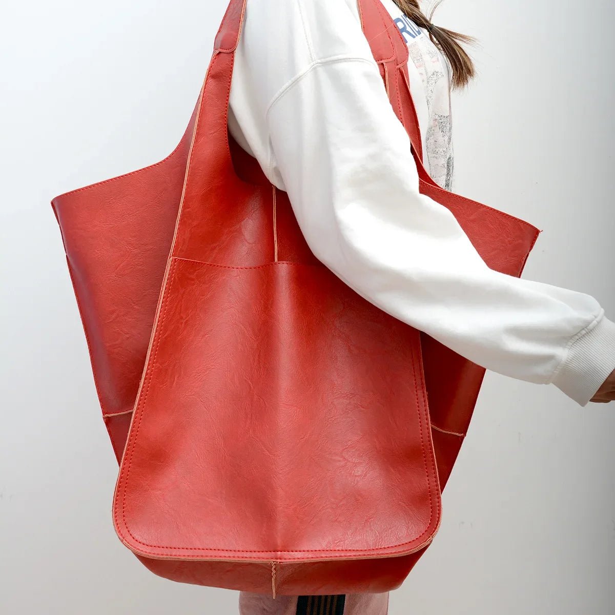 BucketLux - Vintage Leder - Bucketbag mit Reißverschluss - Givera DE