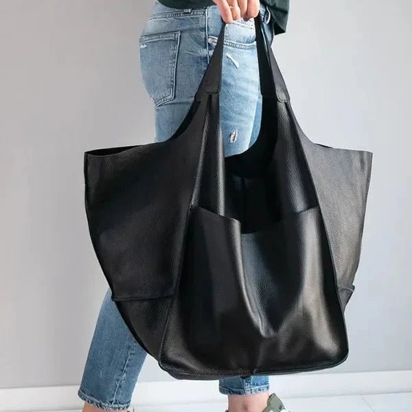 BucketLux - Vintage Leder - Bucketbag mit Reißverschluss - Givera DE