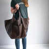BucketLux - Vintage Leder - Bucketbag mit Reißverschluss - Givera DE
