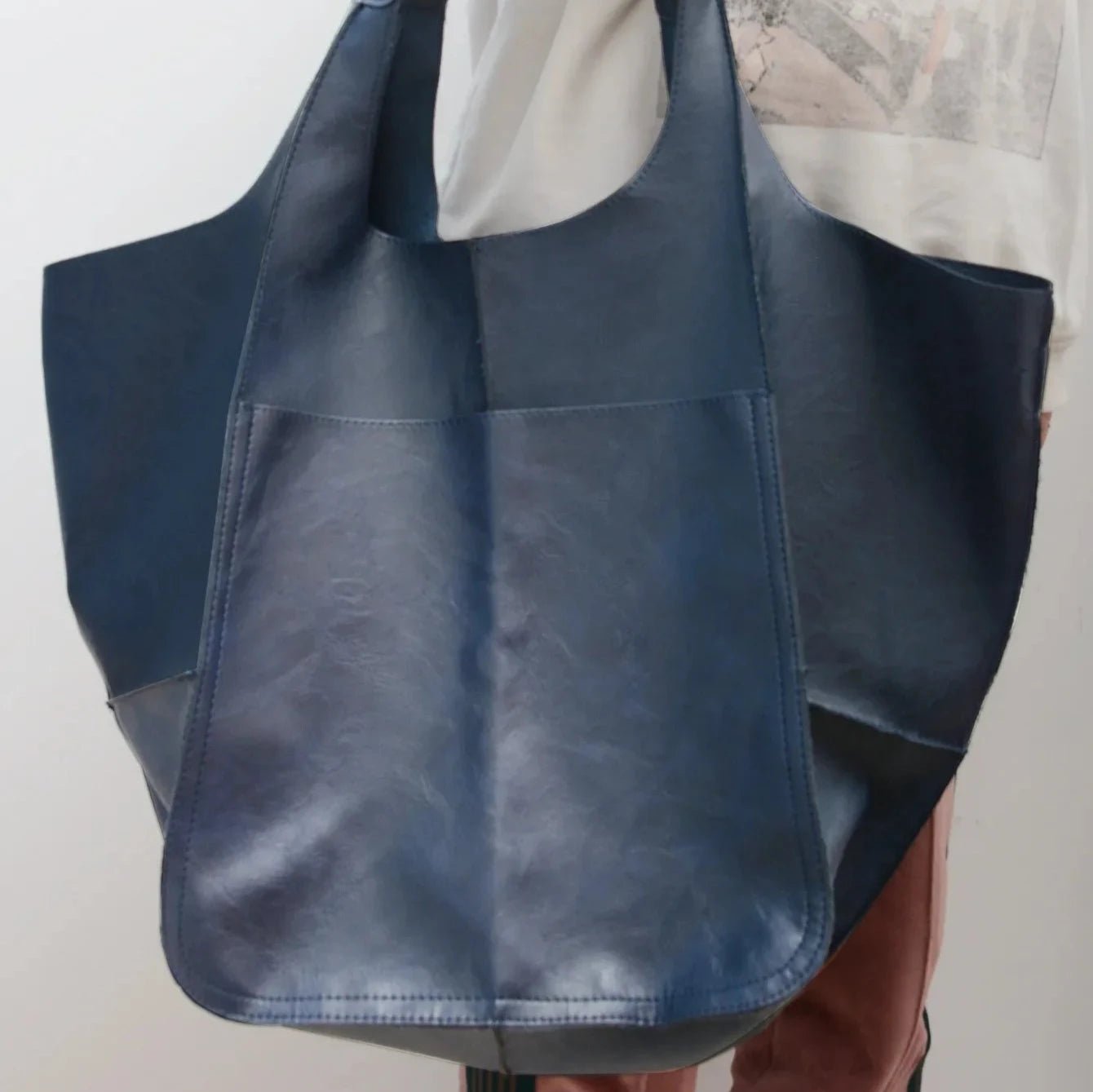 BucketLux - Vintage Leder - Bucketbag mit Reißverschluss - Givera DE