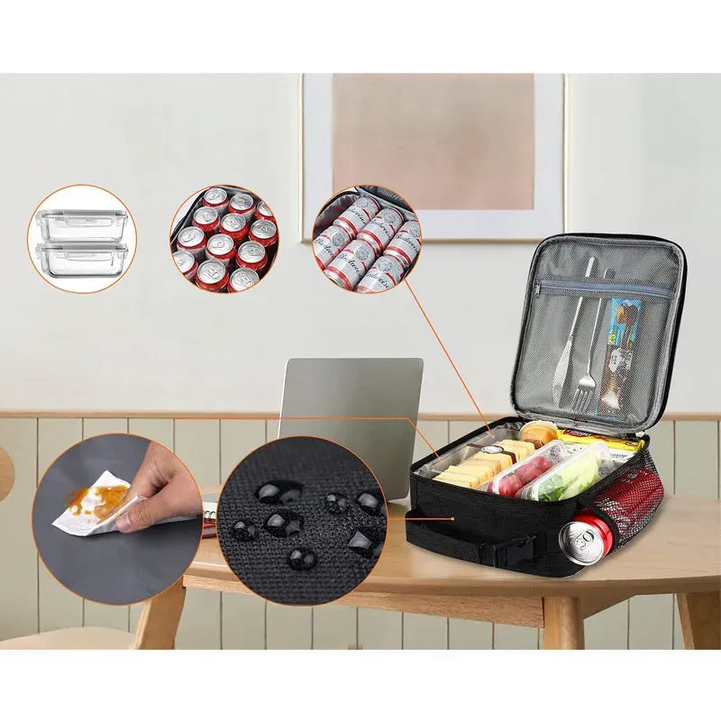 Soleil - Tragbare Thermo-Lunchbox für Männer und Frauen – Isolierte Kühltasche