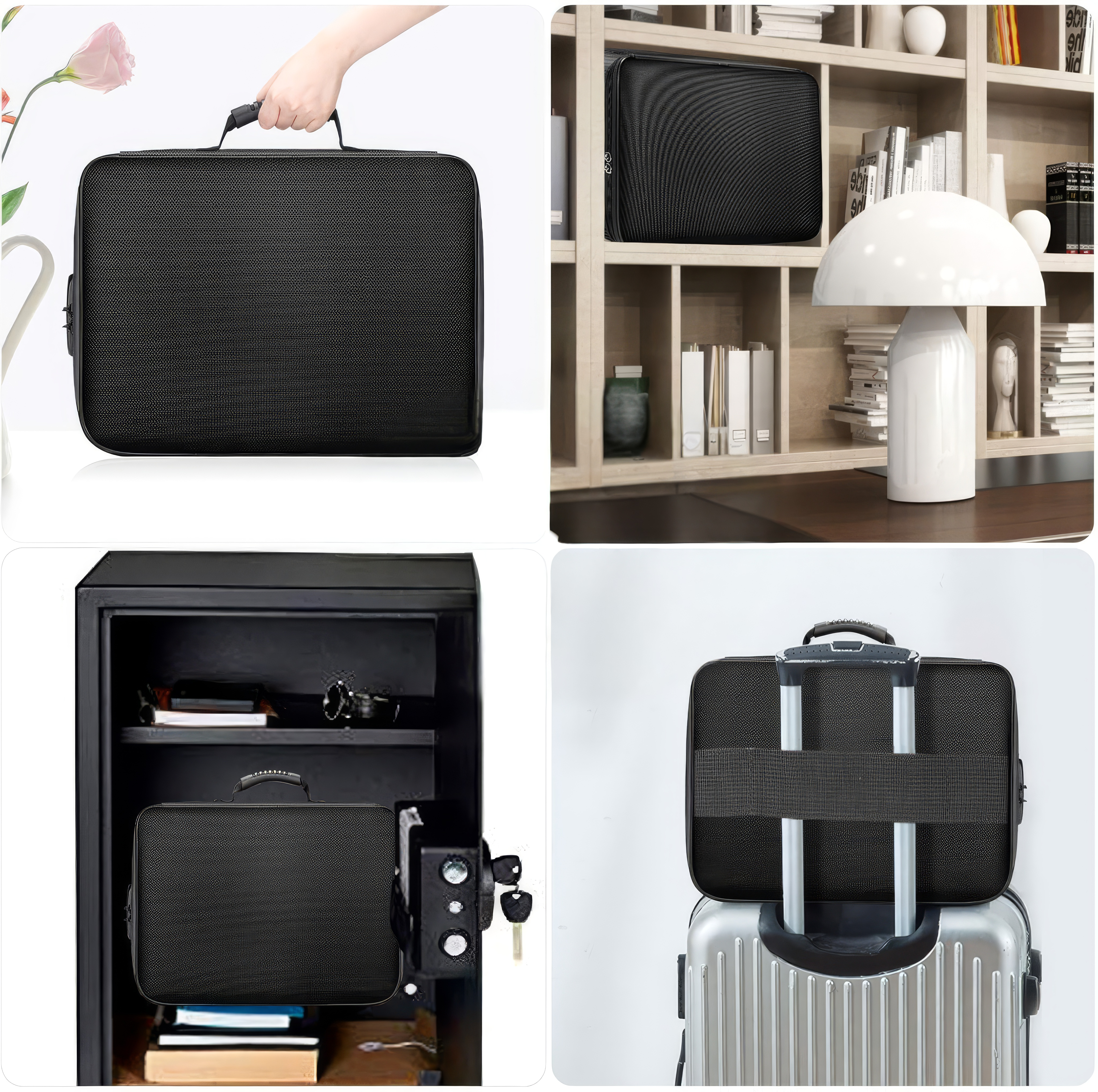 Firesafe – Vielseitige Dokumententasche A4 Feuer- und Wasserschutz