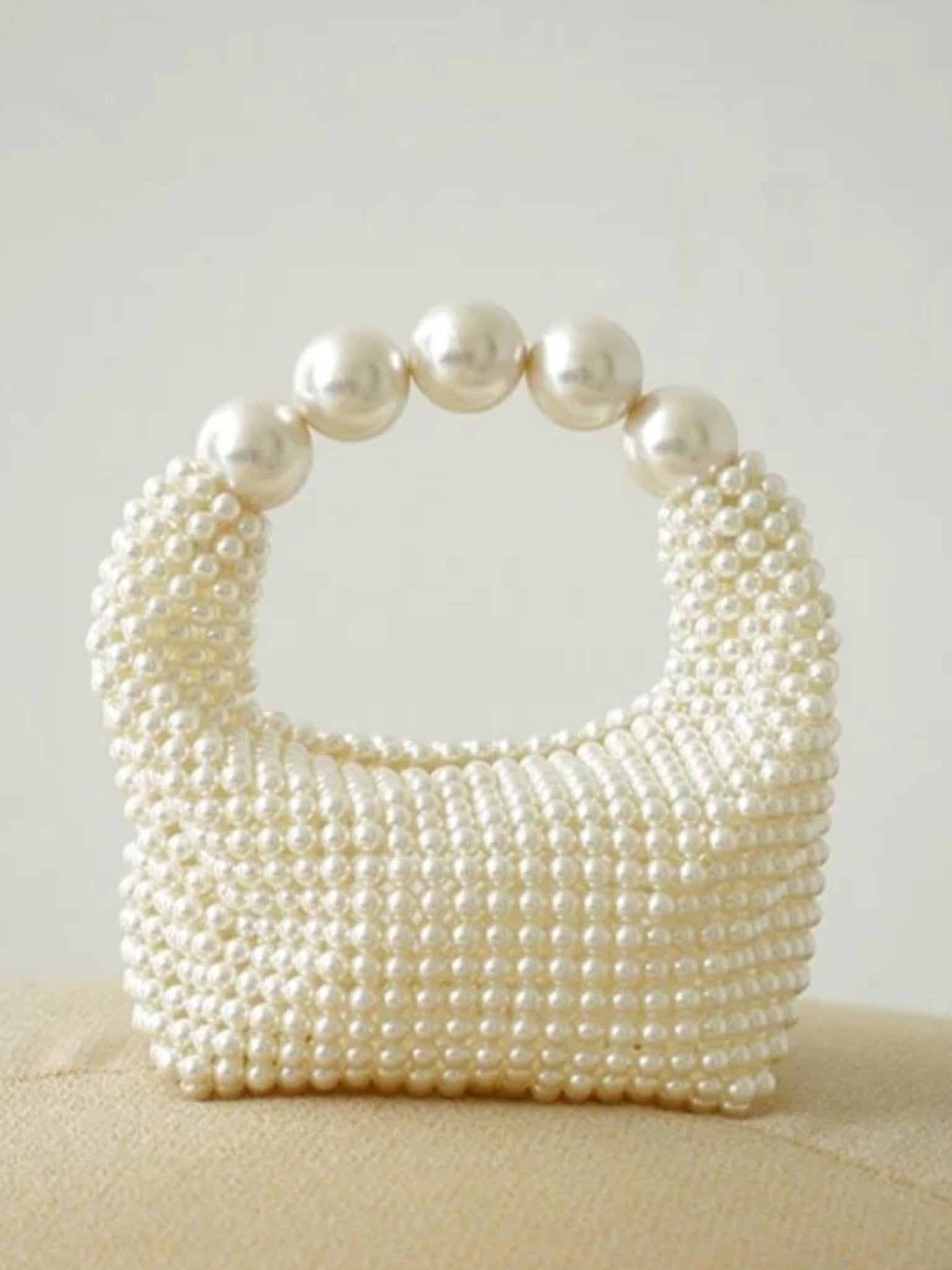 Celeste - Vintage Handtasche mit Perlenbesatz - Givera DE