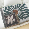 Cielo - Boho Woven Throw Blanket mit Floralem Design für Jeden Raum - Givera DE