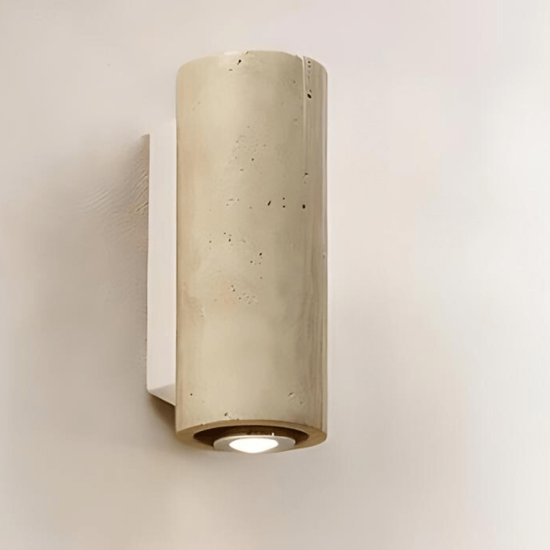 Clarima - LED Wandleuchte aus Travertin für modernes Wohnen - Givera DE