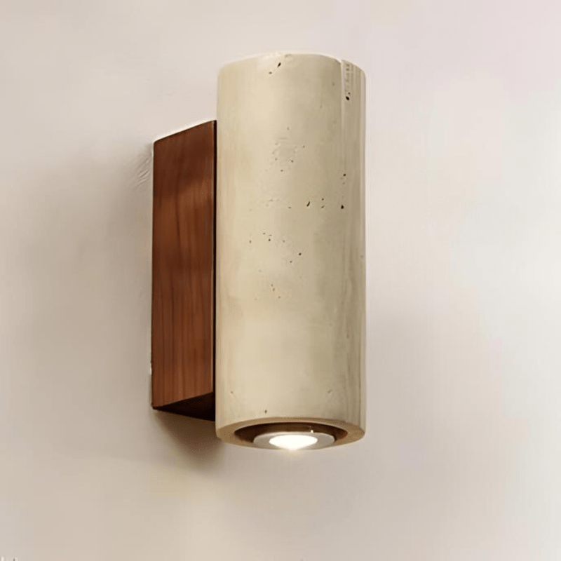 Clarima - LED Wandleuchte aus Travertin für modernes Wohnen - Givera DE