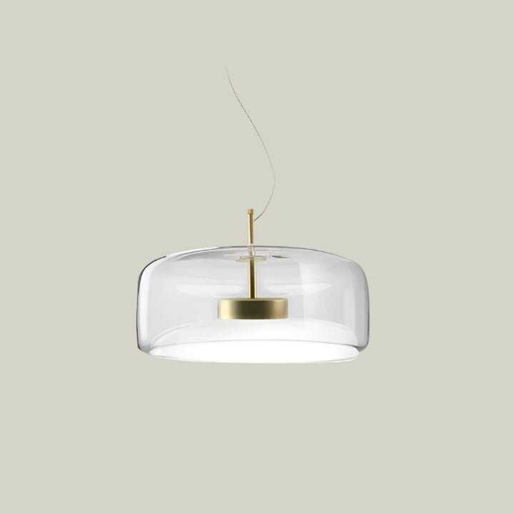 Crestal - Retro Pendelleuchte mit Metallakzenten und Getöntem Glas für Stilvolle Innenräume - Givera DE