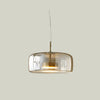 Crestal - Retro Pendelleuchte mit Metallakzenten und Getöntem Glas für Stilvolle Innenräume - Givera DE