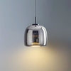 Crestal - Retro Pendelleuchte mit Metallakzenten und Getöntem Glas für Stilvolle Innenräume - Givera DE