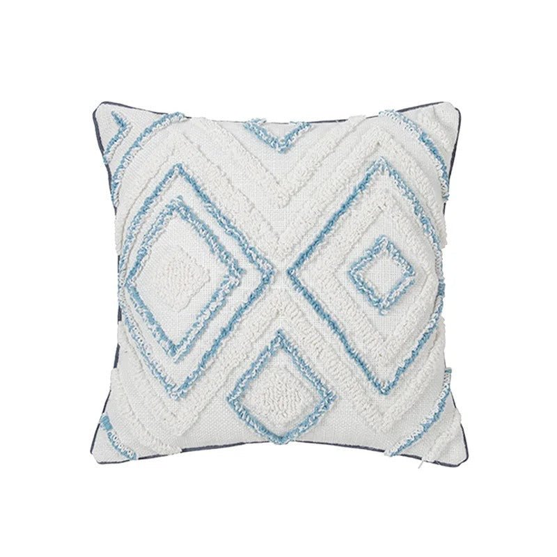 Cuca - Boho Kissenbezug mit strukturiertem Diamantmuster - Givera DE