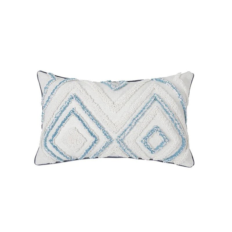 Cuca - Boho Kissenbezug mit strukturiertem Diamantmuster - Givera DE