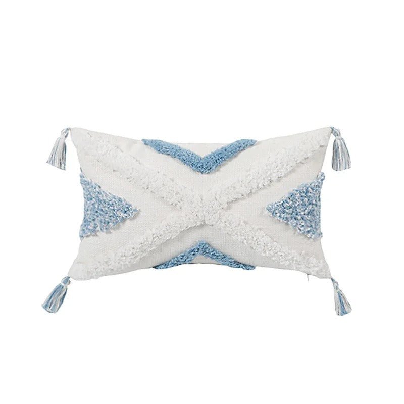 Cuca - Boho Kissenbezug mit strukturiertem Diamantmuster - Givera DE