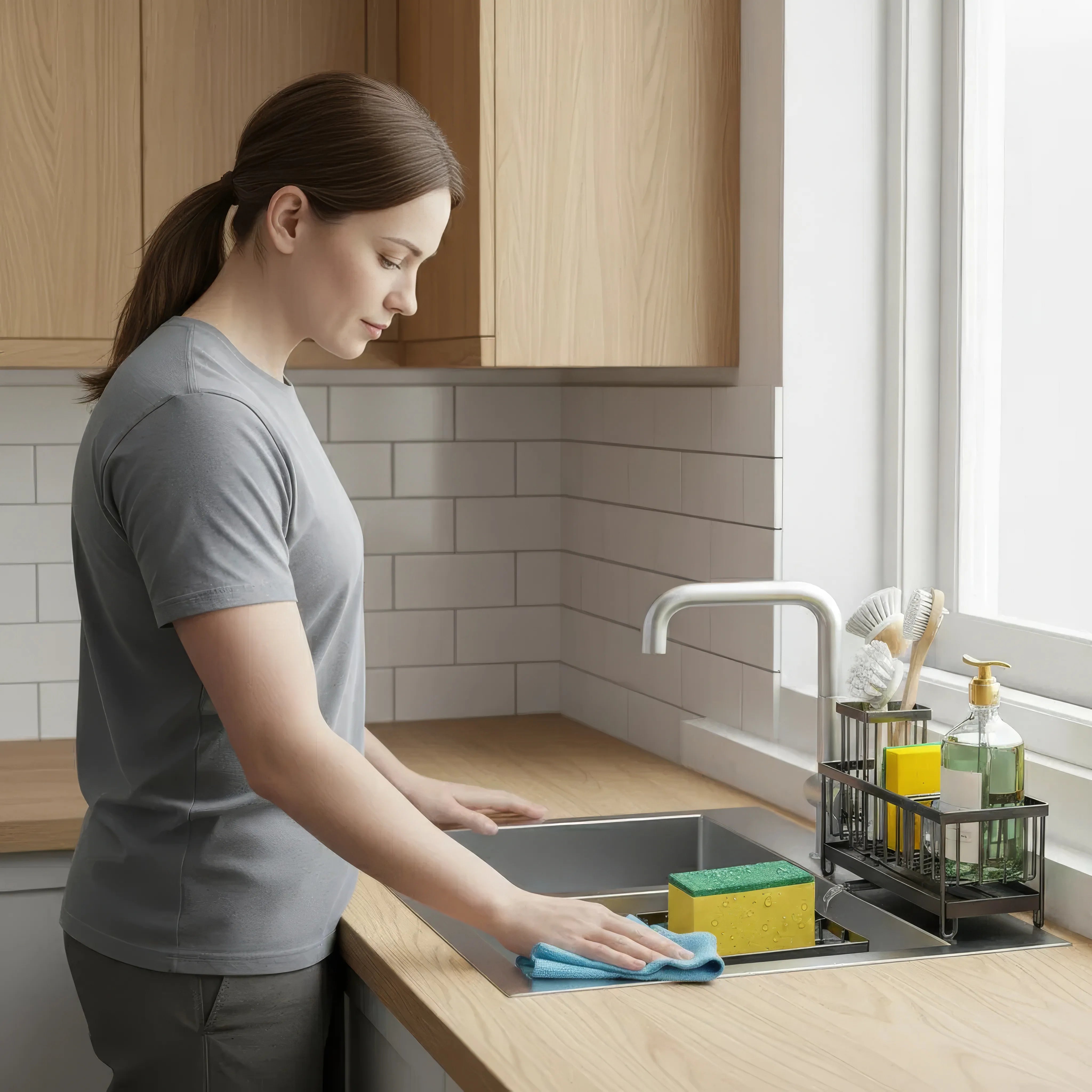 GlanzMeister – Schneller Schwammhalter Küchenliebhaber Küchenzubehör