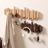EcoCraft - Handgefertigtes Holzrack mit 4 - 6 Haken - Givera DE