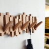 EcoCraft - Handgefertigtes Holzrack mit 4 - 6 Haken - Givera DE