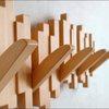 EcoCraft - Handgefertigtes Holzrack mit 4 - 6 Haken - Givera DE